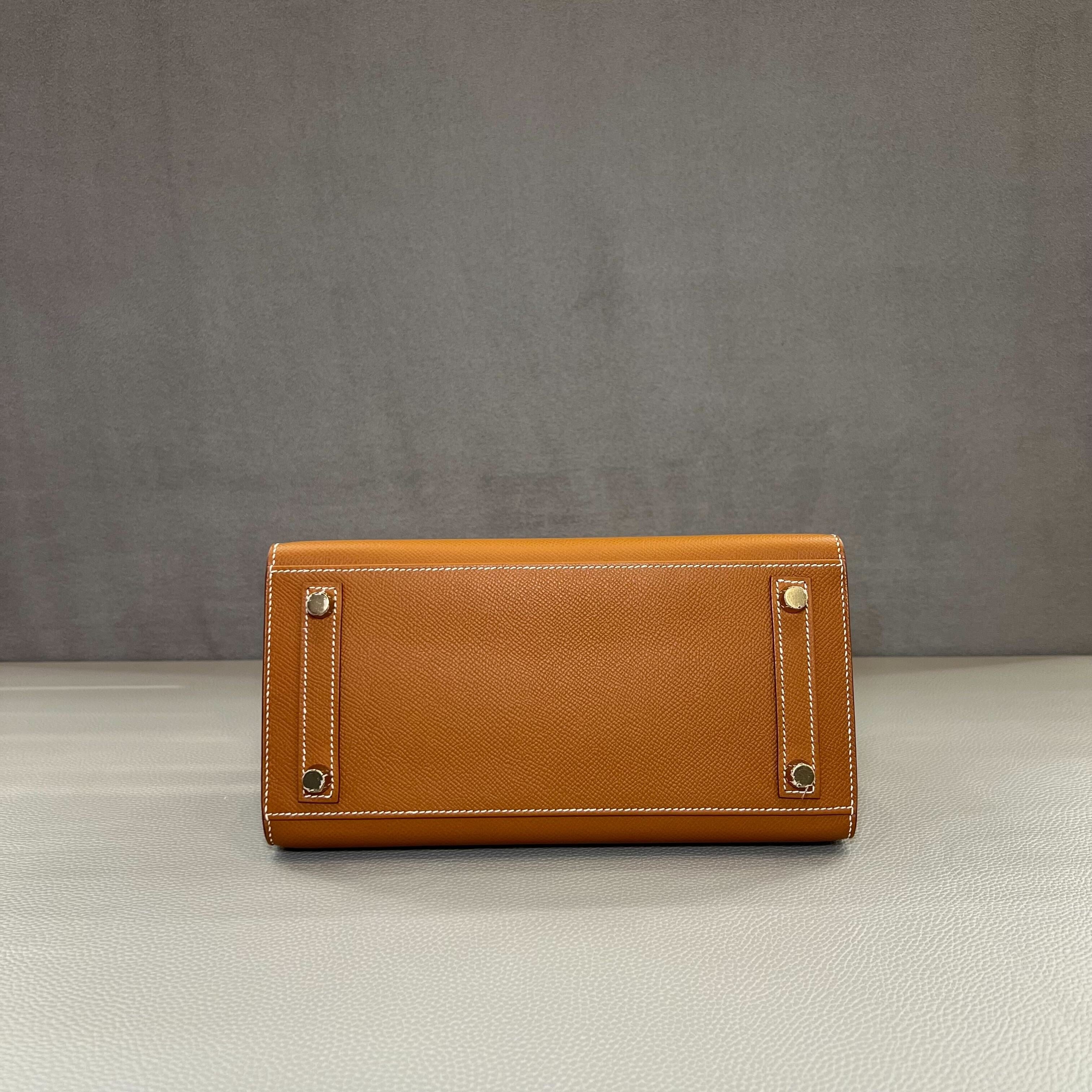Hermès Gold Birkin Sellier 25 Epsom Gold Hardware
