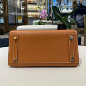 Hermès Gold Birkin Sellier 25 Epsom Gold Hardware