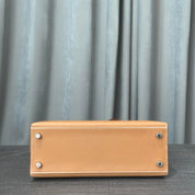 Hermès Gold Kelly 25 Sellier Epsom Palladium Hardware