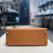 Hermès Gold Kelly 28 Sellier Epsom Palladium Hardware