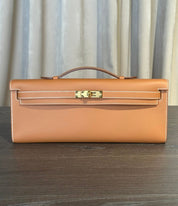 Hermès Gold Kelly Cut Swift Gold Hardware