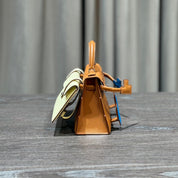 Hermès Gold Mini Kelly Doll 20 Quelle Idolle Picto Epsom Palladium Hardware Limited Edition