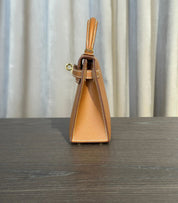 Hermès Gold Mini Kelly Sellier 20 Epsom Gold Hardware