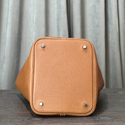 Hermès Gold Picotin Lock 22 Clemence Bull Calfskin Palladium Hardware