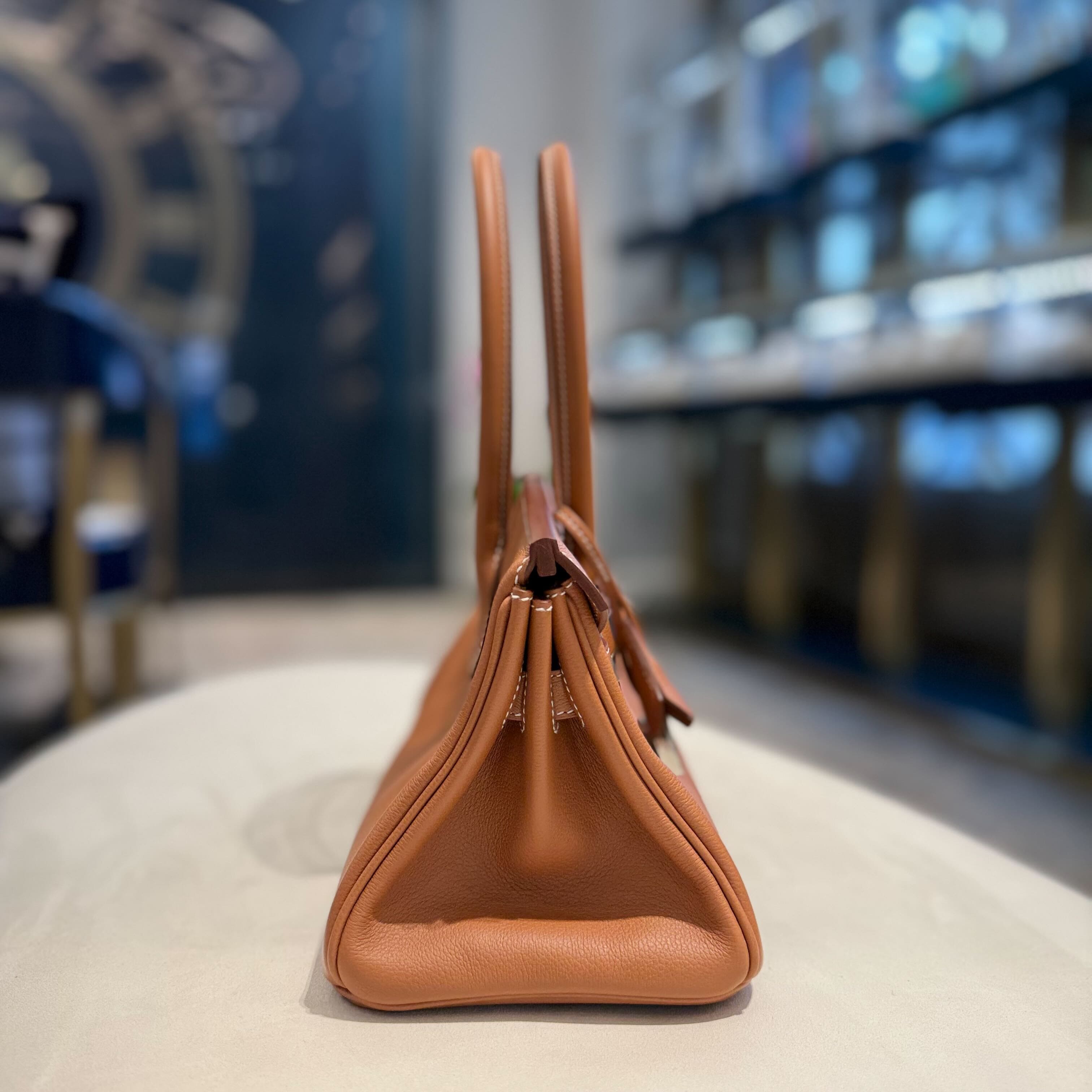 バッグ HERMES Hermes Birkin bag 30 Alezan Togo leather Silver hardware | L'ecrin