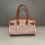 Hermès Gold Shoulder Birkin 29 Gold Swift and Embroidered Canvas Ecru, Beige, Rose Pop, Noir and Fauve Palladium Hardware