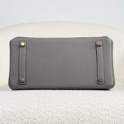 Hermès Gris Meyer Birkin 30 Togo Gold Hardware