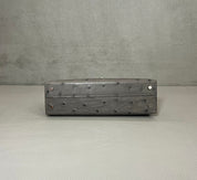 Hermès Gris Meyer Mini Kelly Sellier 20 Ostrich Palladium Hardware