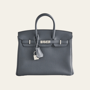 Hermès Gris Misty Birkin 25 Togo Palladium Hardware