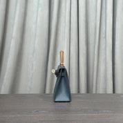 Hermès Gris Misty Noir Alezan Mini Kelly 20 Sellier Tricolore Epsom Permabrass Hardware