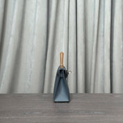 Hermès Gris Misty Noir Alezan Mini Kelly 20 Sellier Tricolore Epsom Permabrass Hardware