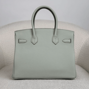 Hermès Gris Neve Birkin 30 Togo Palladium Hardware