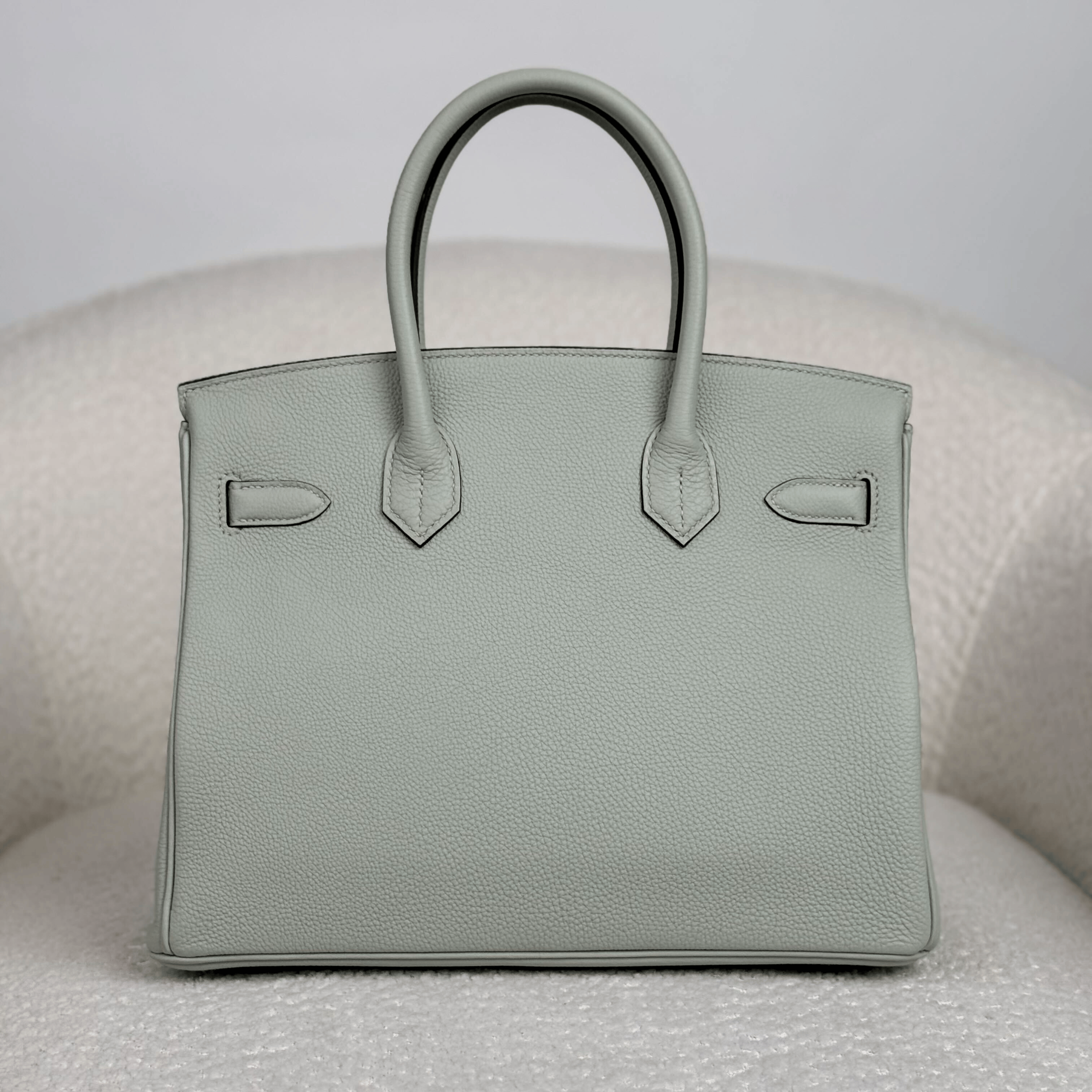 Hermès Gris Neve Birkin 30 Togo Palladium Hardware