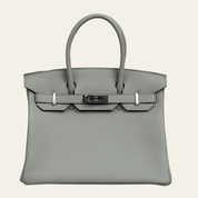Hermès Gris Neve Birkin 30 Togo Palladium Hardware