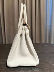 Hermès Gris Pale Birkin 25 Togo Gold Hardware