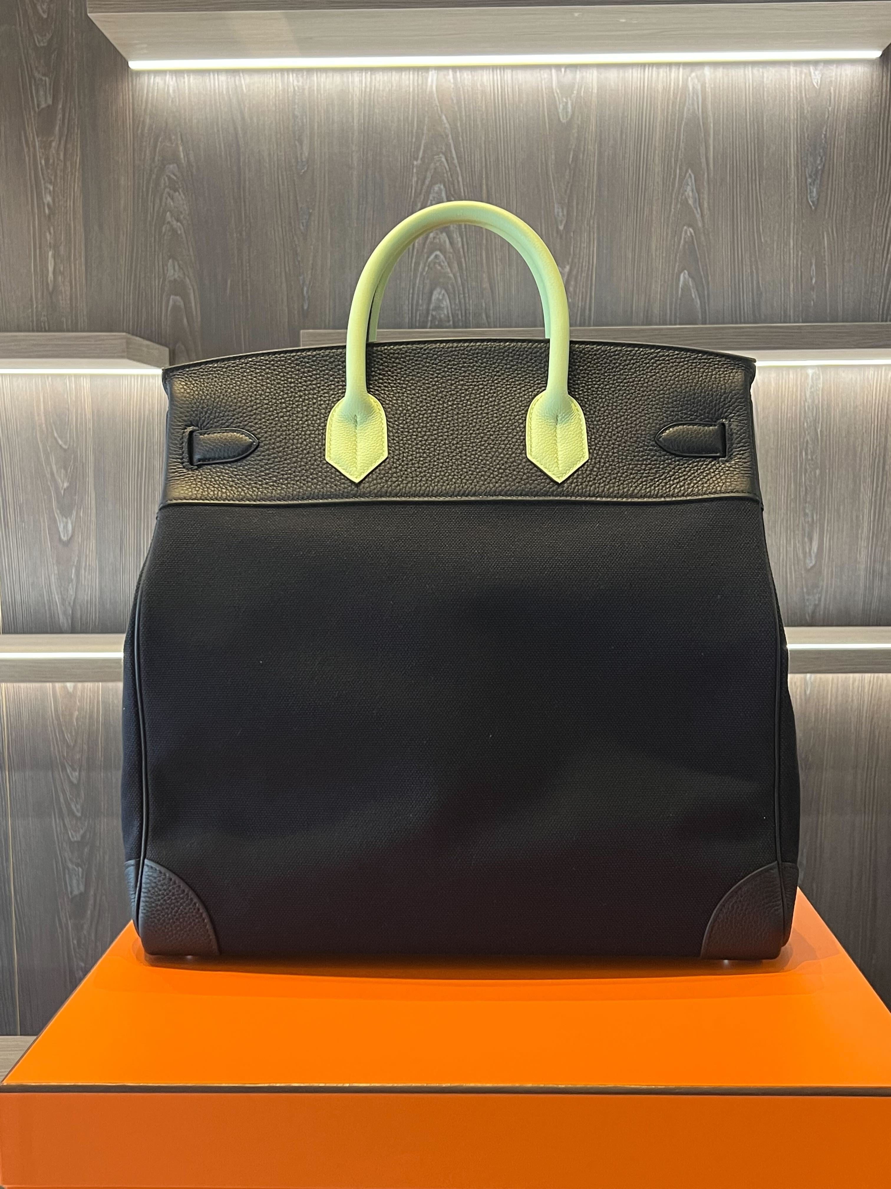 Hermes Haut A Courroies 40 Multi Bag AA Noir/Absinthe/Hydra Wrist Aficionado