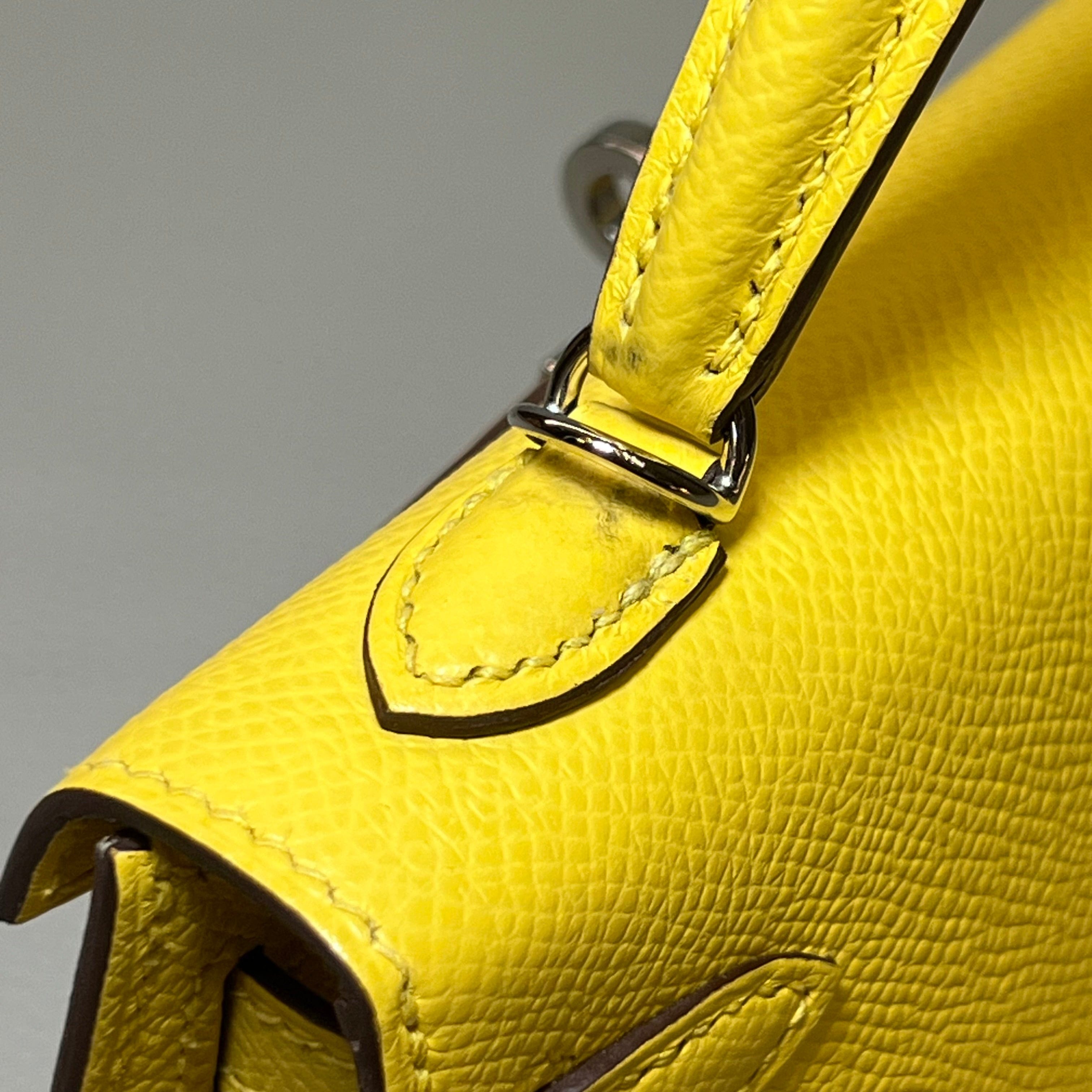 Hermès Jaune de Naples Mini Kelly – Yellow Kelly Sellier Palladium