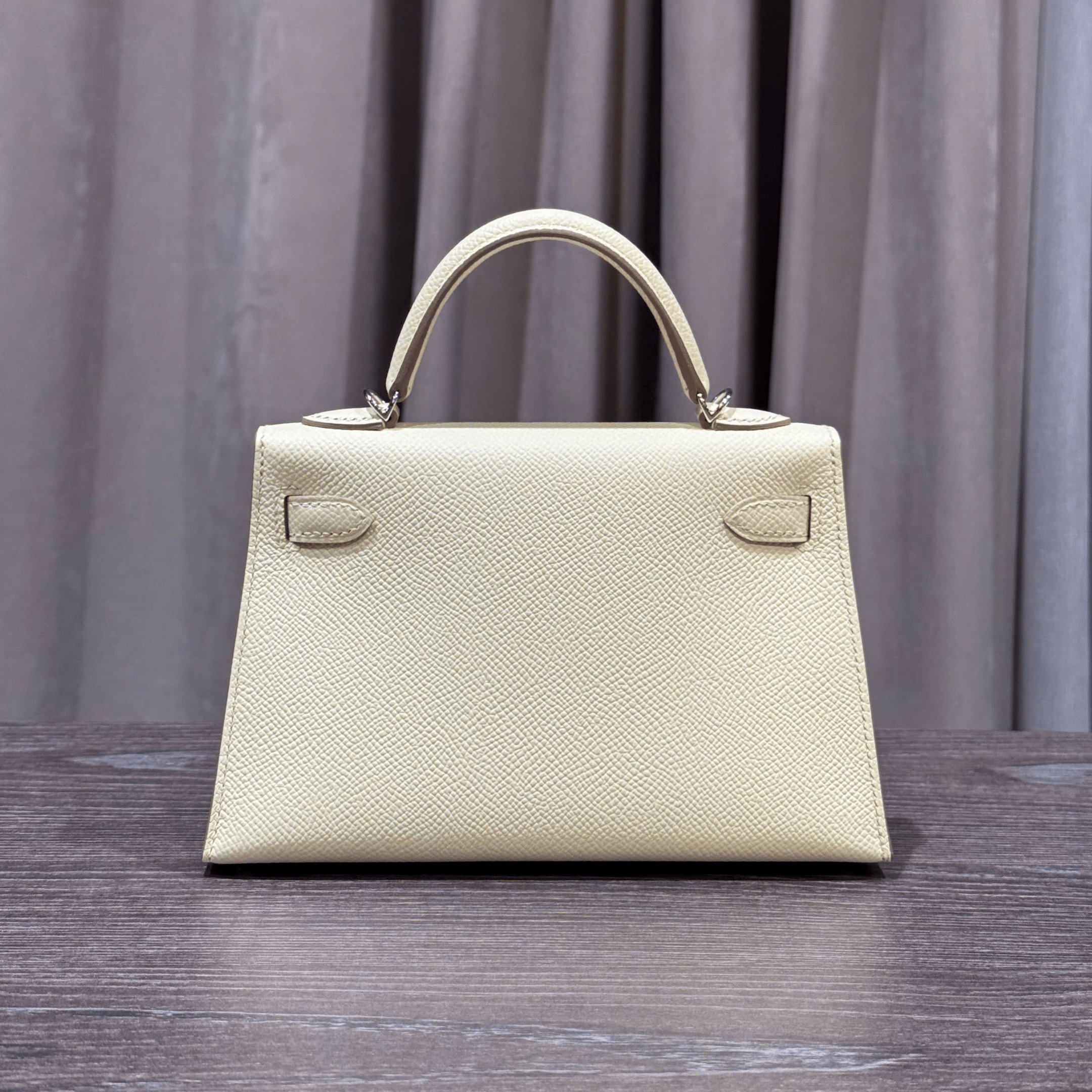 Hermès Jaune Milton Mini Kelly Sellier 20 Epsom Electrum Hardware