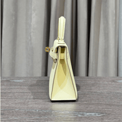 Hermès Jaune Milton Mini Kelly Sellier 20 Epsom Electrum Hardware