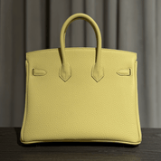 Hermès Jaune Poussin Birkin 25 Togo Palladium Hardware