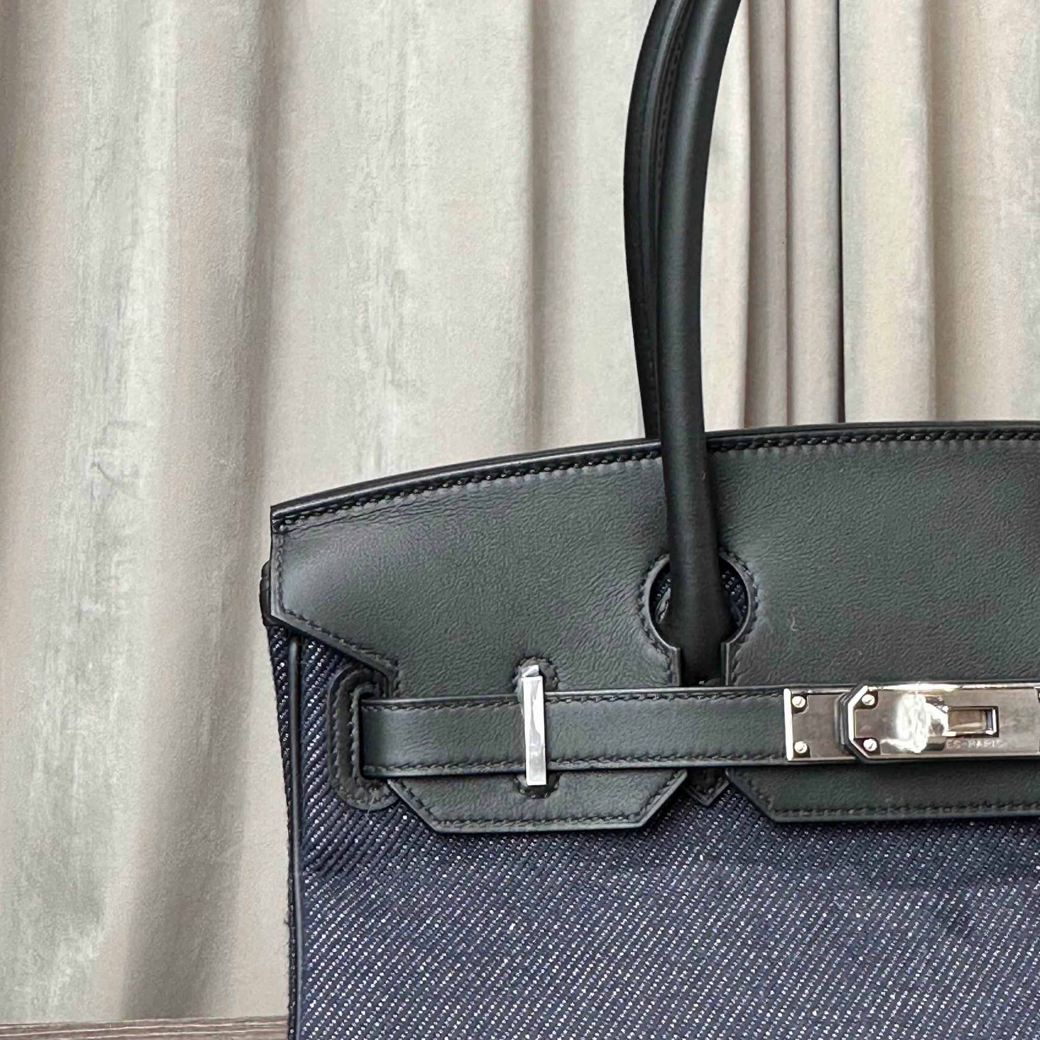 【知性薫るシックカラー】HERMES ベアン コンバイン Bleu Indigo 知性薫るシックカラー】HERMES ベアン コンバイン Bleu Indigo