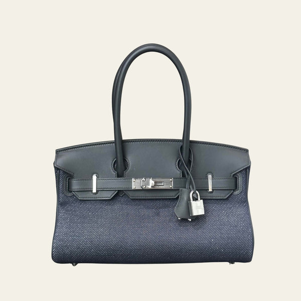 Hermès Jean Blue Indigo Shoulder Birkin 29 – Blue Hermès Shoulder