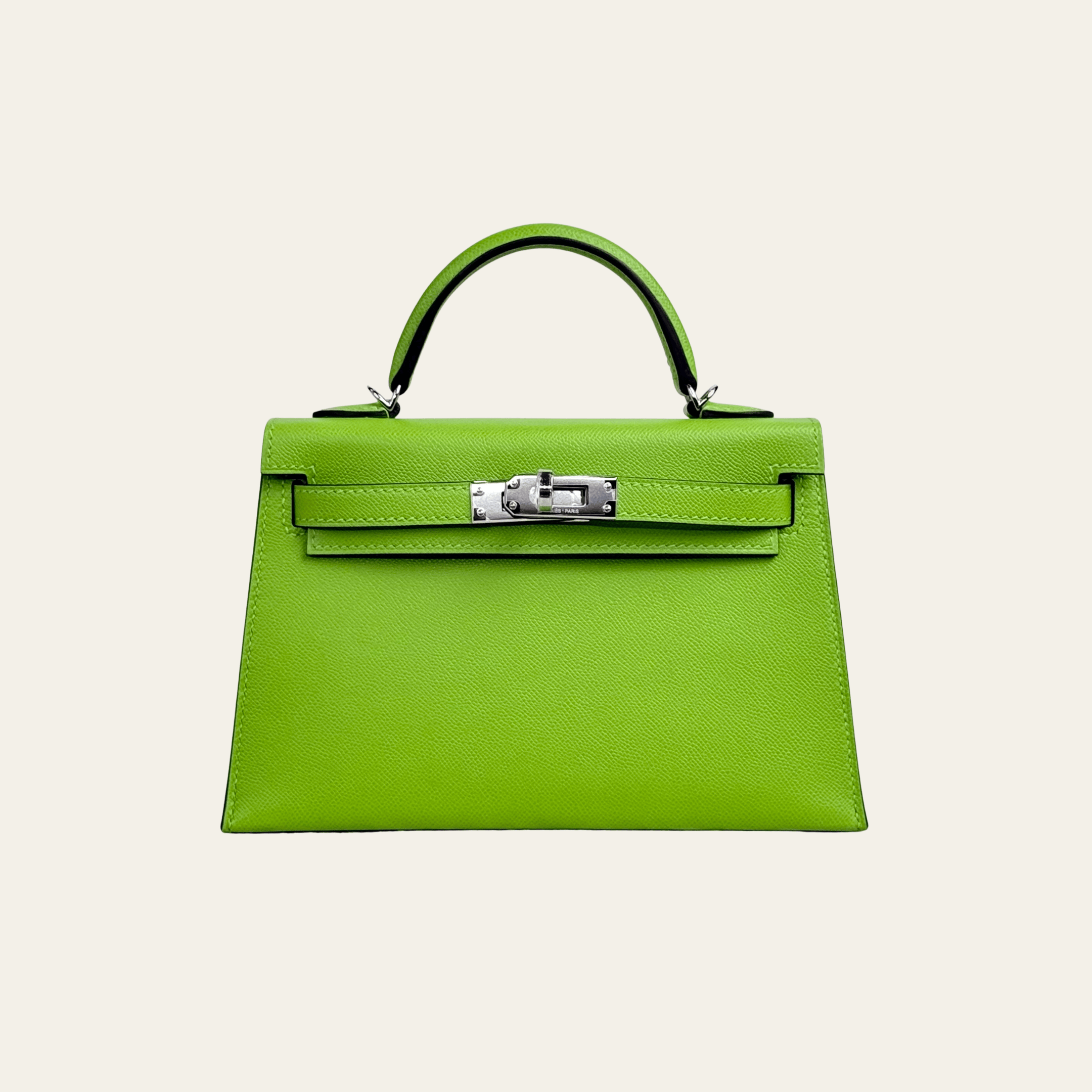Hermès K6 Grany Mini Kelly Sellier 20 Madame Palladium Hardware