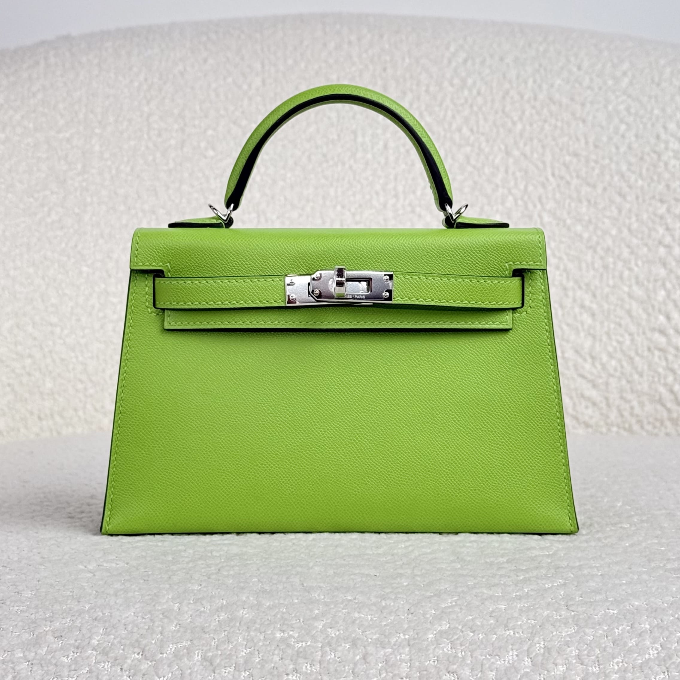 Hermès K6 Grany Mini Kelly Sellier 20 Madame Palladium Hardware