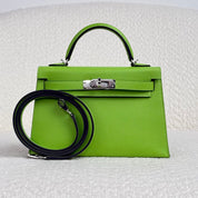 Hermès K6 Grany Mini Kelly Sellier 20 Madame Palladium Hardware