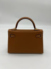 Hermes Kelly 20 Gold Epsom Gold Hardware Wrist Aficionado