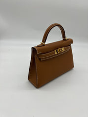 Hermes Kelly 20 Gold Epsom Gold Hardware Wrist Aficionado