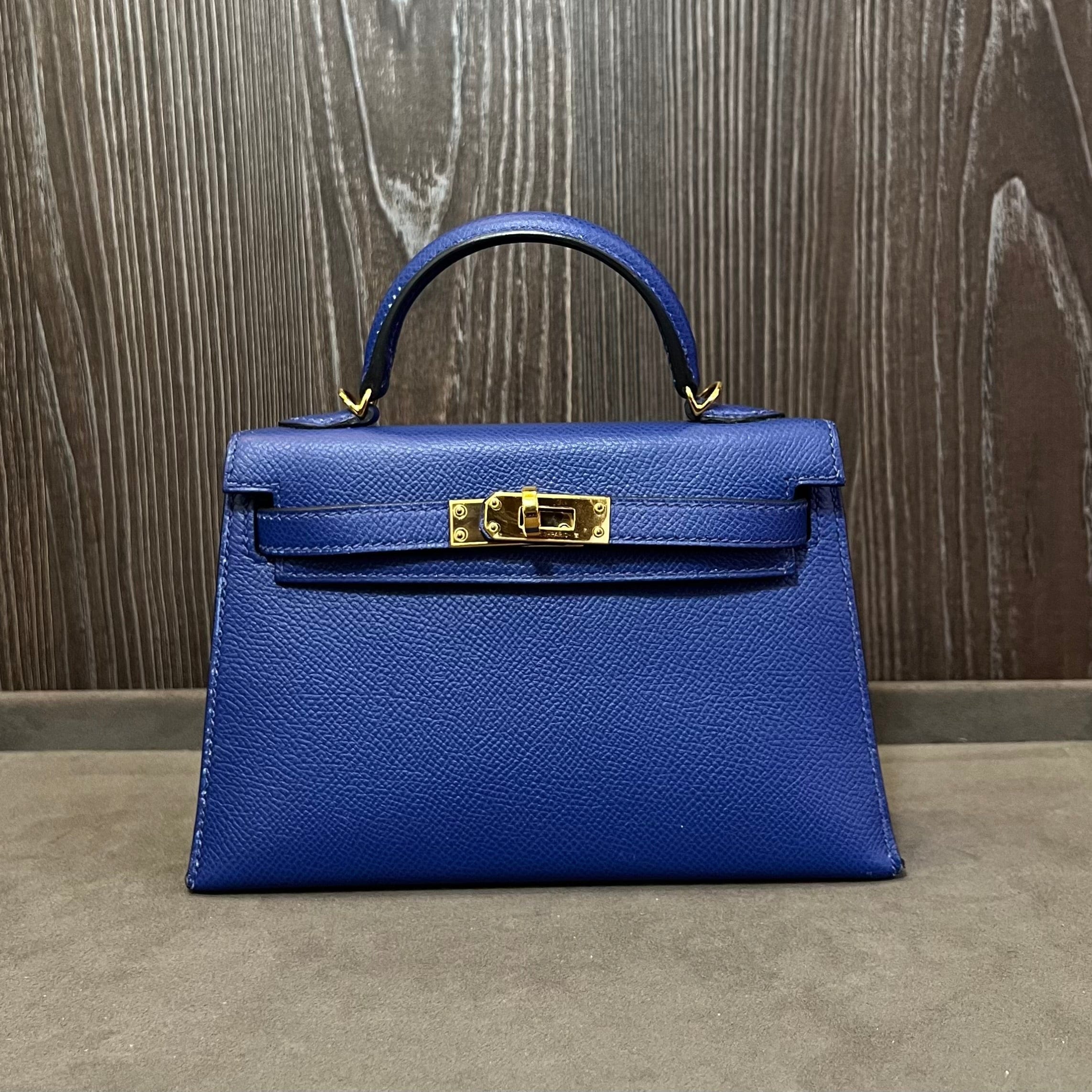 Hermès Bleu Electrique Mini Kelly 20 – Blue Mini Kelly Sellier