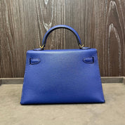 Hermès Bleu Electrique Mini Kelly 20 Epsom Gold Hardware