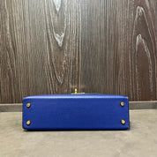 Hermès Bleu Electrique Mini Kelly 20 Epsom Gold Hardware