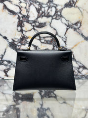 Hermès Kelly 20 Sellier Mini Touch Veau Madame Lezard Gold Hardware