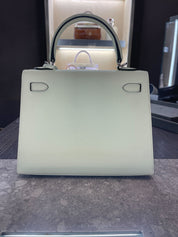 Hermès Kelly 25 Epsom Leather Vert Fizz Palladium Hardware