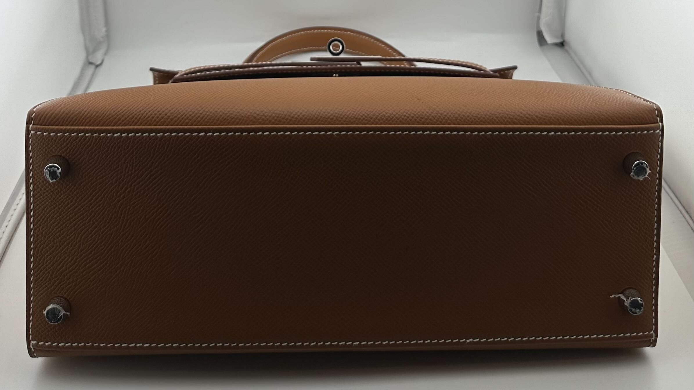 Hermès Kelly II 28 Sellier Epsom Gold Palladium Hardware