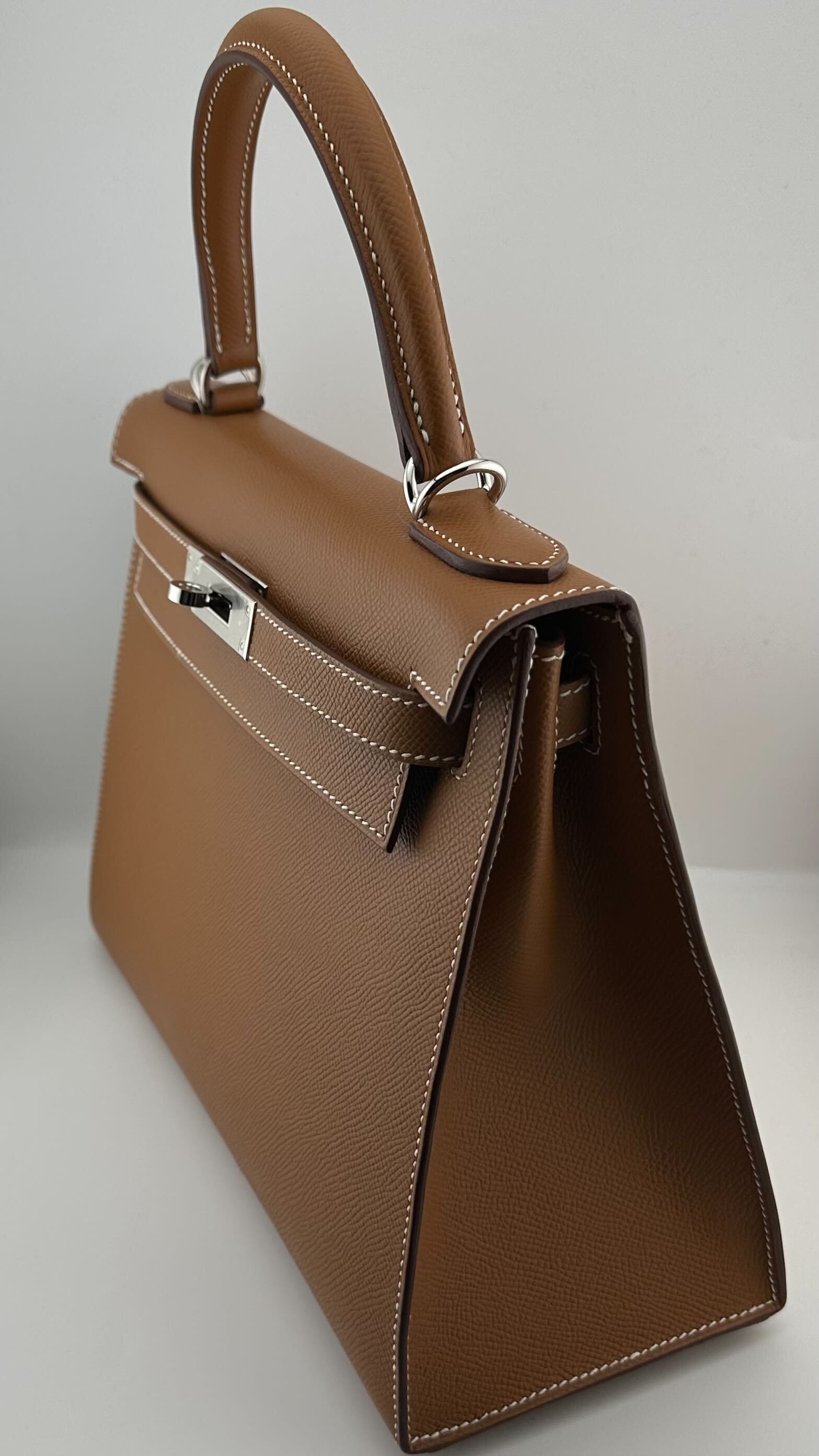 Hermès Kelly II 28 Sellier Epsom Gold Palladium Hardware