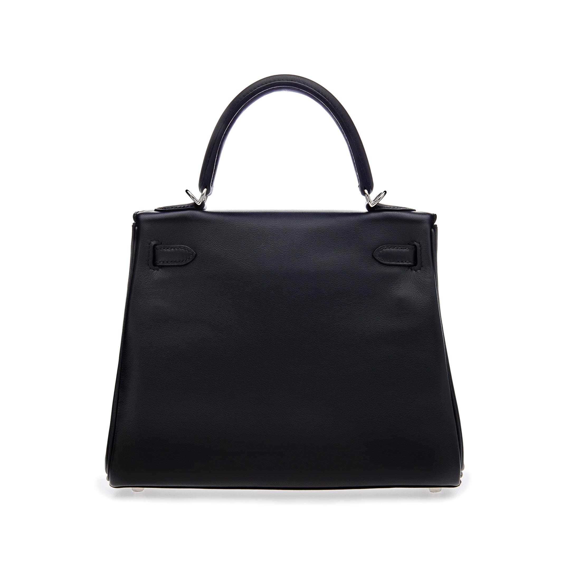 Bags & Accessories Hermes Kelly II Retourne 25 Veau Swift Noir Palladium Hardware Wrist Aficionado