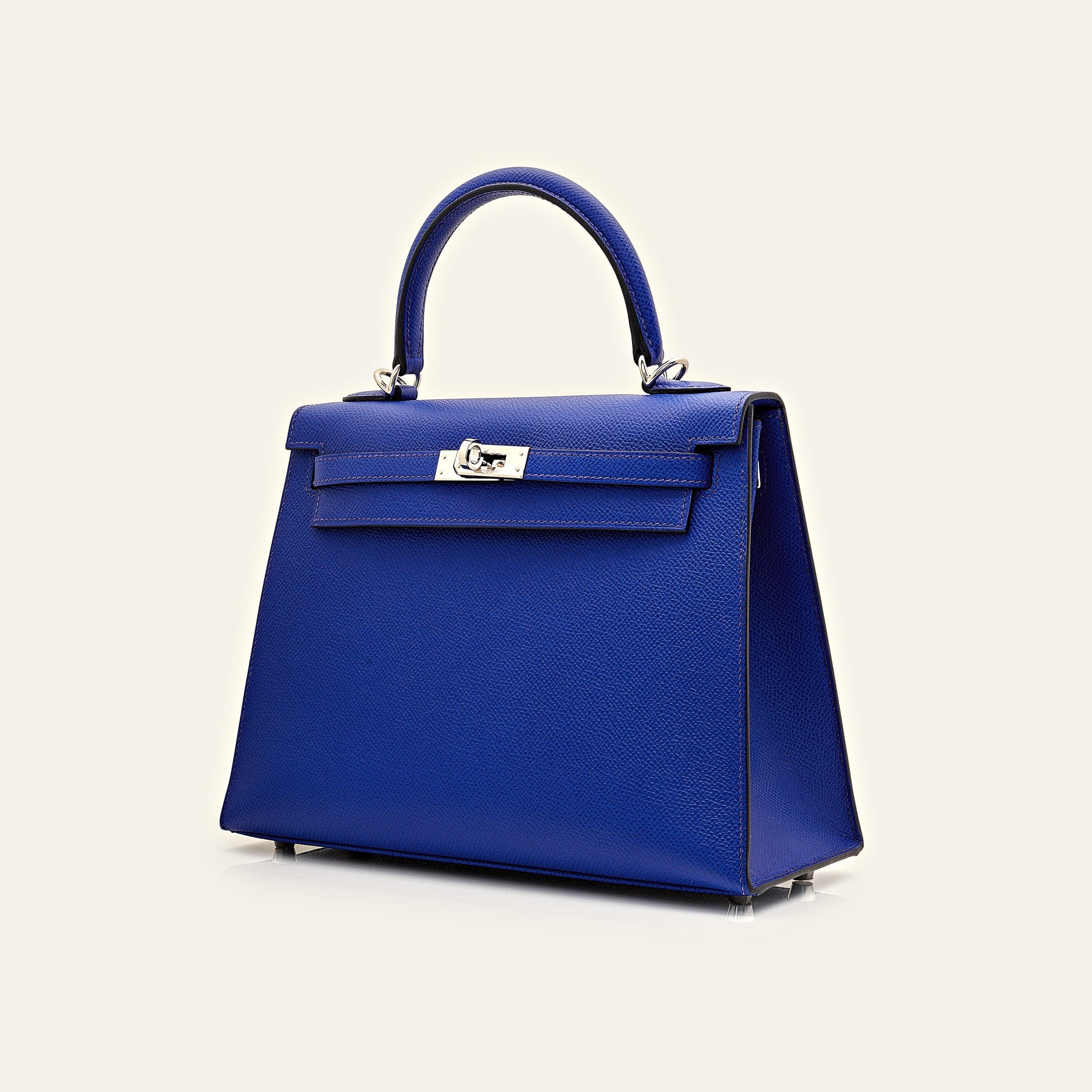 Hermès Kelly II Sellier 25 Epsom Calfskin Bleu Royal Palladium Hardware