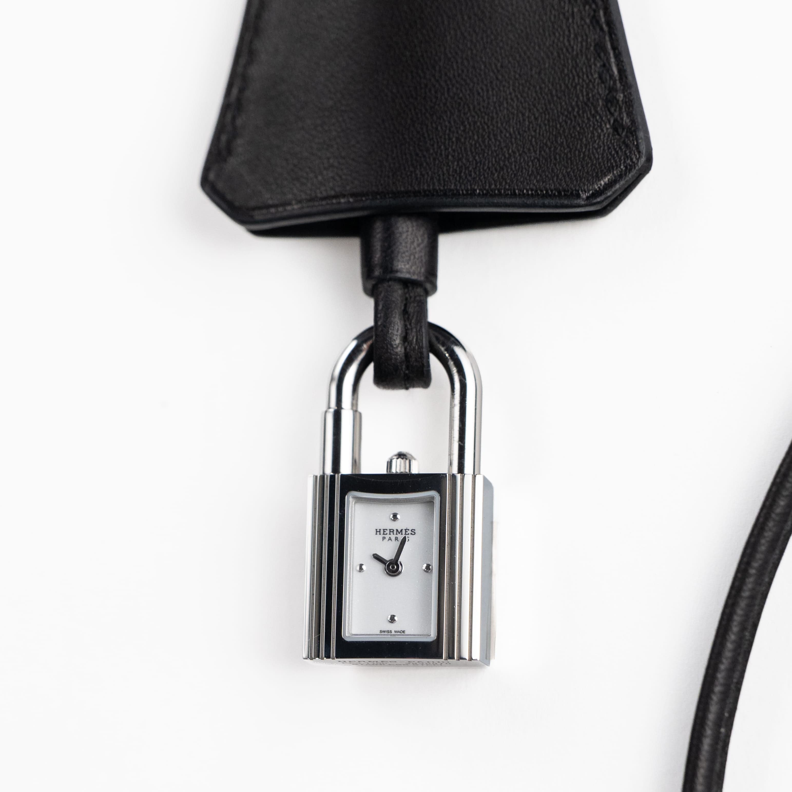 Hermès Kelly KE4.110B Mini 'Ladies' Stainless Steel White Dial Quartz