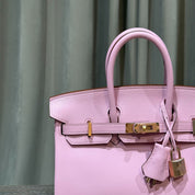 Hermès Mauve Sylvester Birkin 25 Swift Gold Hardware