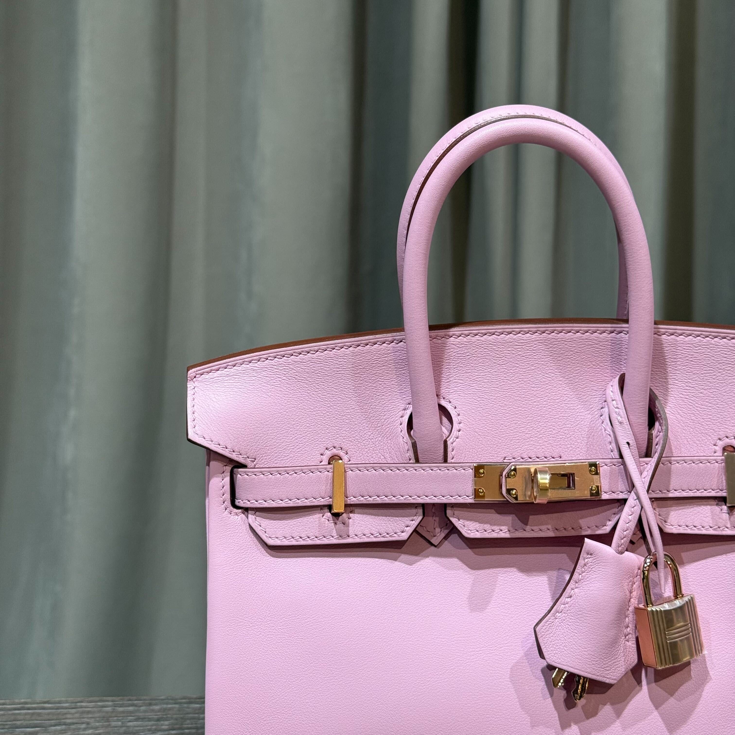 Hermès Mauve Sylvester Birkin 25 Swift Gold Hardware