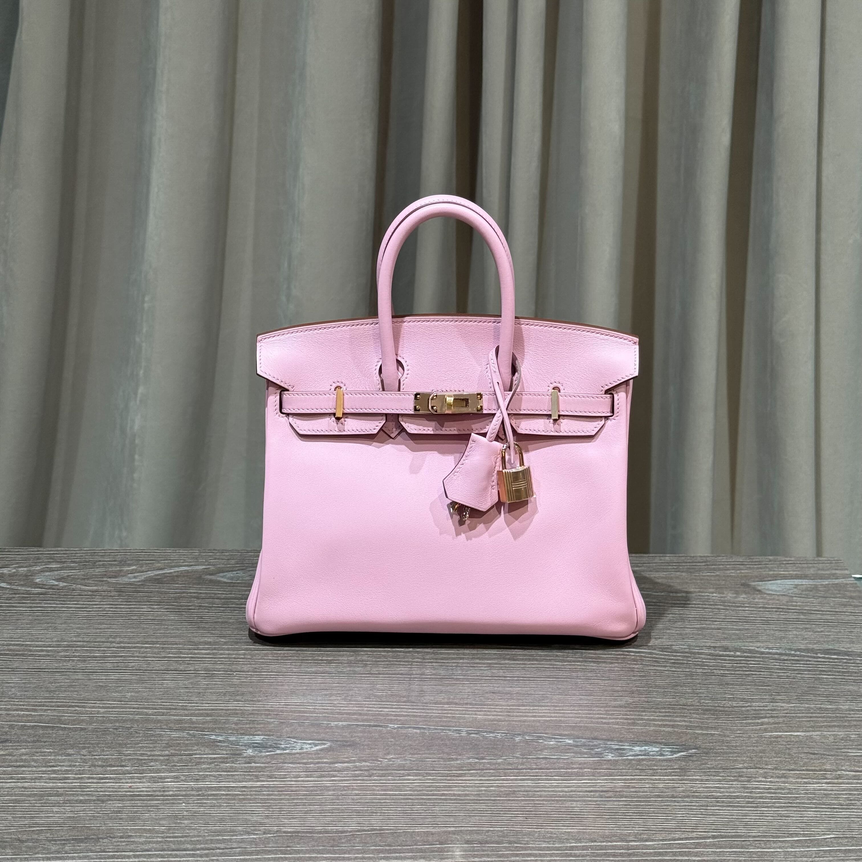 Hermès Mauve Sylvester Birkin 25 Swift Gold Hardware
