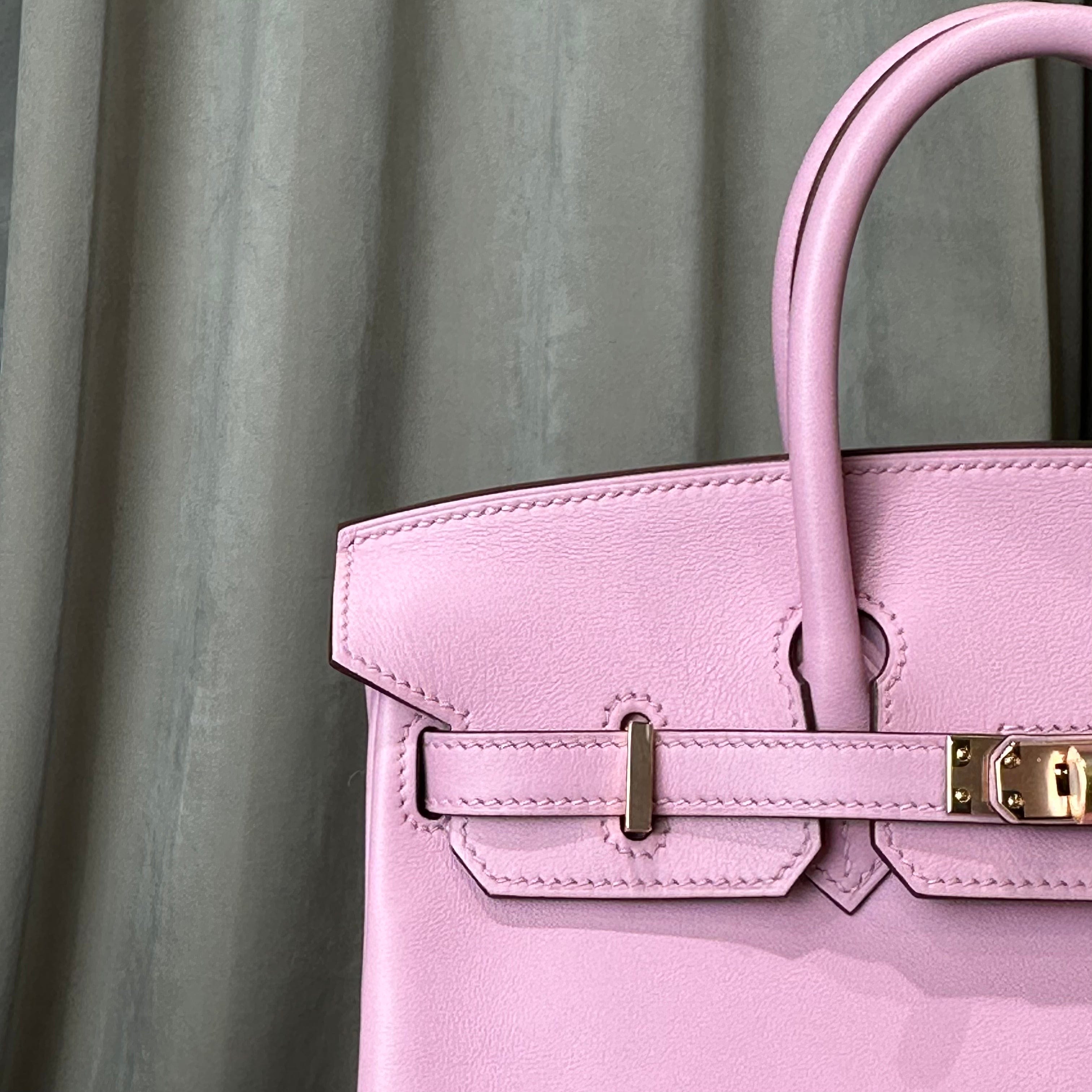 Hermès Mauve Sylvester Birkin 25 Swift Gold Hardware