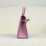 Hermès Mauve Sylvestre Mini Kelly Sellier 20 Epsom Palladium Hardware
