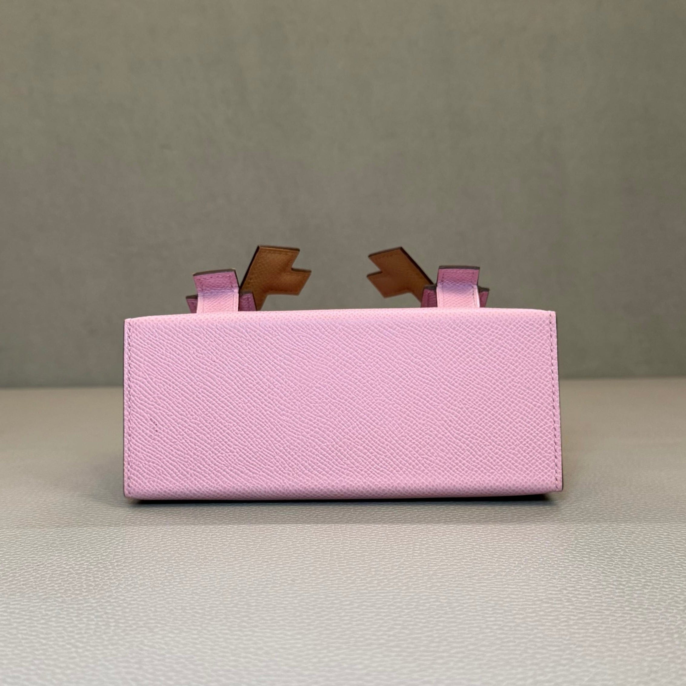 Hermès Mauve Sylvestre Picto Kelly Doll Epsom Palladium Hardware Limited Edition