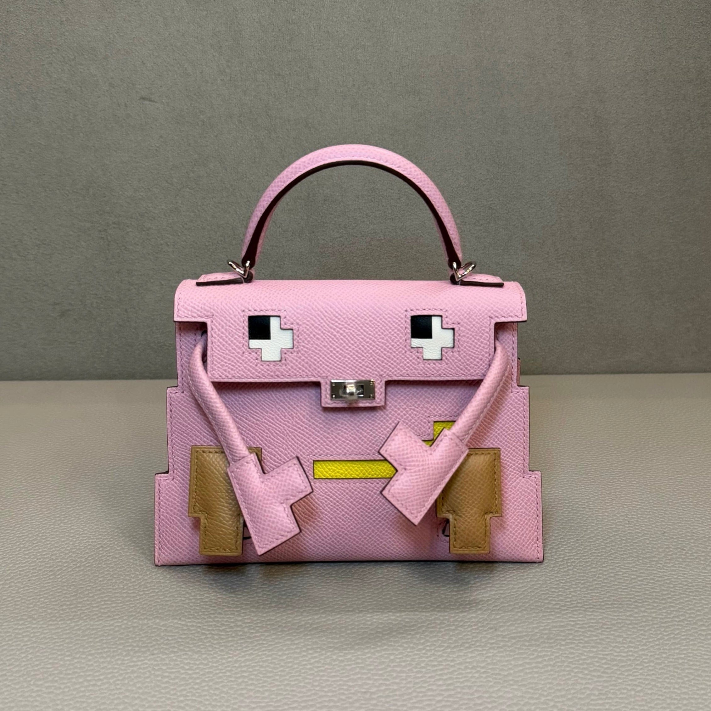 Hermès Kelly Doll Picto Quelle Idolle Mauve Sylvestre – Pink Epsom