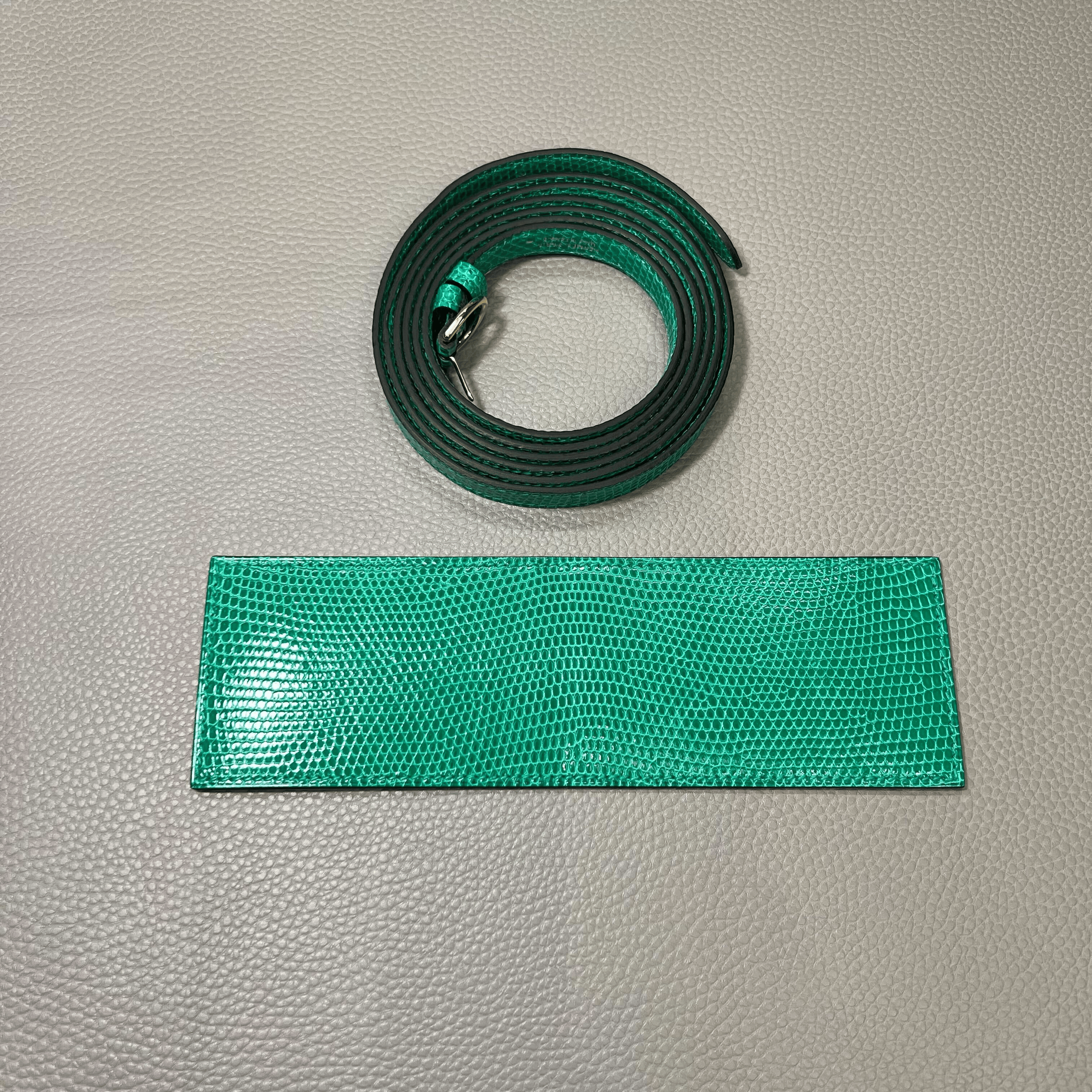 Hermès Menthe Kelly Danse Niloticus Lizard Gold Hardware