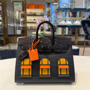 Hermès "Midnight" Faubourg Birkin Sellier 20 Noir Matte Alligator So Black Hardware Limited Edition
